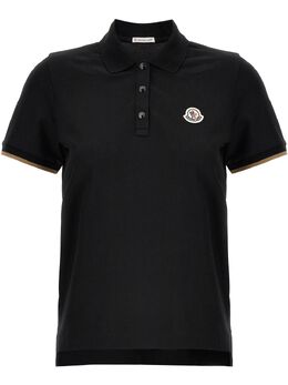 Moncler: Чёрное поло 
