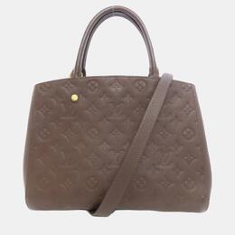 Louis Vuitton: Коричневая сумка  Montaigne