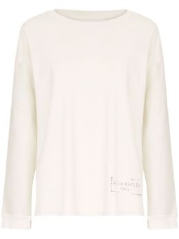 Maison Margiela: Белый свитер 