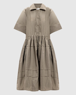 Jil Sander: Зелёное платье 