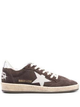 Golden Goose: Коричневые кроссовки  Ball Star