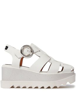 Stella McCartney: Белые сандалии  Elyse