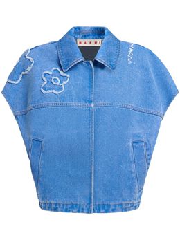 Marni: Куртка с коротким рукавом 