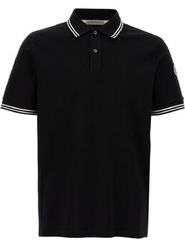 Moncler: Чёрное поло 
