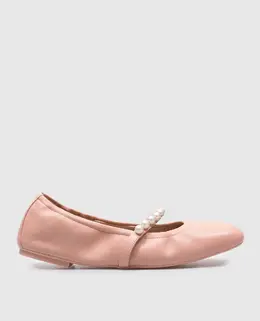 Stuart Weitzman: Розовые балетки  Goldie