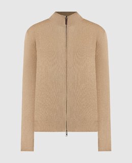 Canali: Бежевый кардиган 