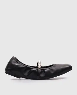 Stuart Weitzman: Чорні балетки  Goldie