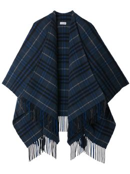 Burberry: Синий плащ 