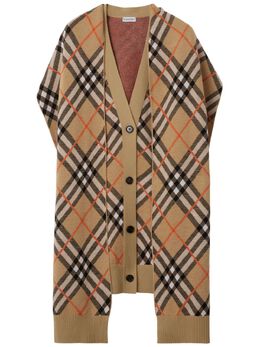 Burberry: Кардиган без рукава 