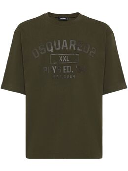 DSQUARED2: Коричневая футболка 