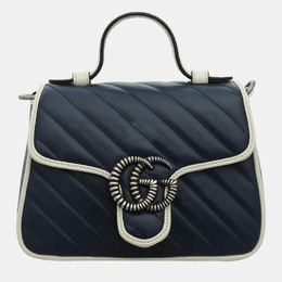Gucci: Чёрная сумка на руку  Marmont