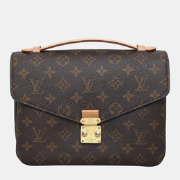 Louis Vuitton: Коричневая сумка  Pochette