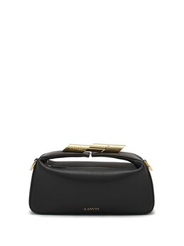 Lanvin: Чёрная сумка через плечо 