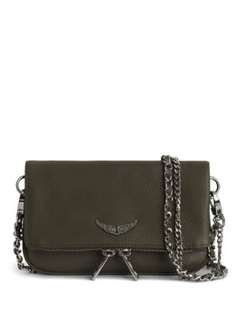 Zadig&Voltaire: Зелёный клатч  Rock Nano