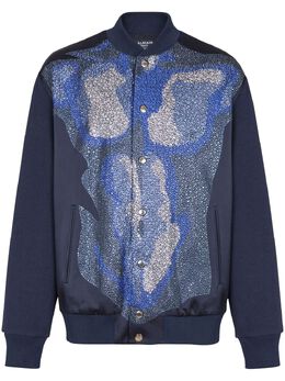 Balmain: Куртка с принтом 