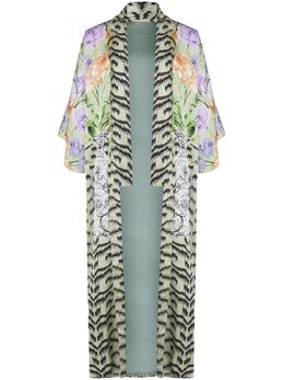 Temperley London: Многоцветное пальто 