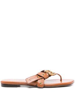Chloé: Коричневые сандалии 