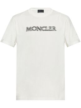 Moncler: Хлопковая футболка 