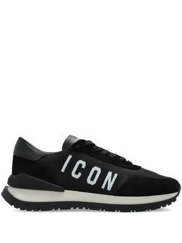 DSQUARED2: Чёрные кроссовки  Icon