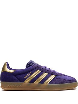 adidas: Фиолетовые кроссовки  Gazelle Indoor