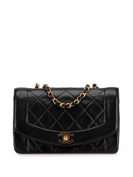 CHANEL Pre-Owned: Чёрная сумка через плечо 