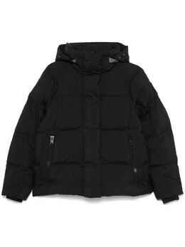 Canada Goose: Чёрный пуховик 