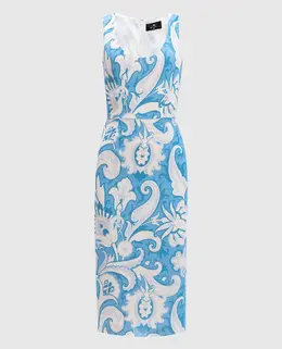 Etro: Блакитні сукні 
