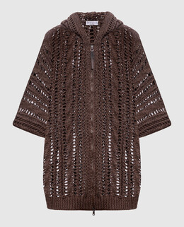 Brunello Cucinelli: Коричневі кардигани 