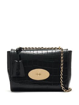 Mulberry: Чёрная сумка через плечо  Lily