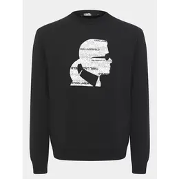 Karl Lagerfeld: Чёрный свитшот 
