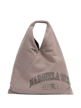 MM6 Maison Margiela: Коричневая сумка-шоппер 