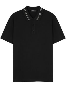 Versace: Чёрное поло  Medusa