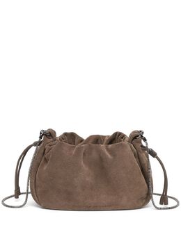 Brunello Cucinelli: Коричневая сумка 