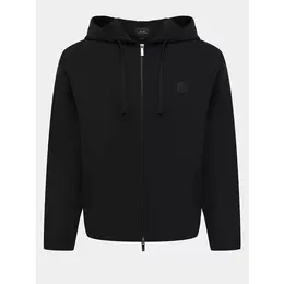 Armani Exchange: Чёрная толстовка 