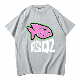 DSQUARED2: Серая футболка 