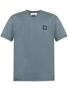 Stone Island: Футболка с v-образным вырезом 