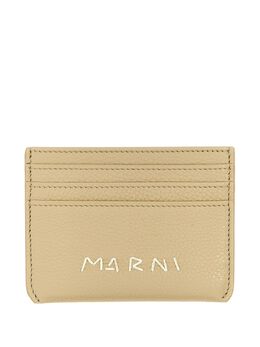 Marni: Бежевый картхолдер 