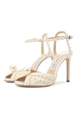 Jimmy Choo: Белые босоножки  Sacora 100