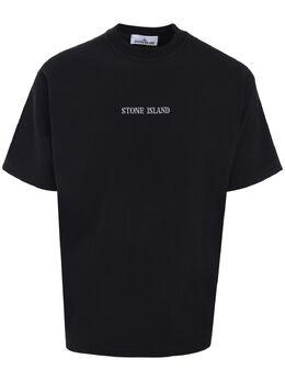 Stone Island: Хлопковая футболка 