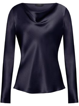 Alberta Ferretti: Атласный топ 