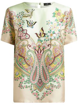ETRO: Белая футболка 
