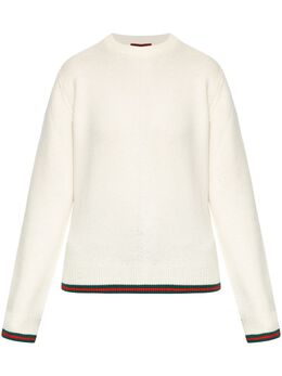 Gucci: Свитер  Web в полоску