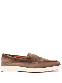 Santoni: Светлые туфли 