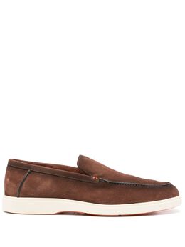 Santoni: Коричневые туфли 