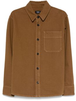 A.P.C.: Коричневая рубашка 