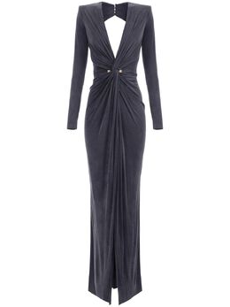 Elisabetta Franchi: Драпированное платье 