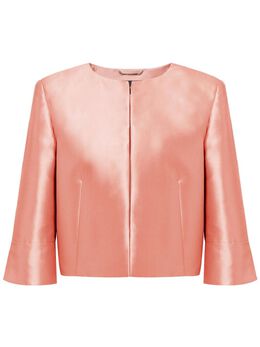 Alberta Ferretti: Атласная куртка 