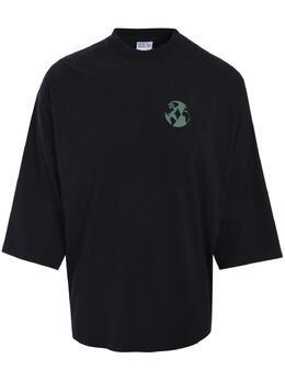 Marcelo Burlon County of Milan: Чёрная футболка 