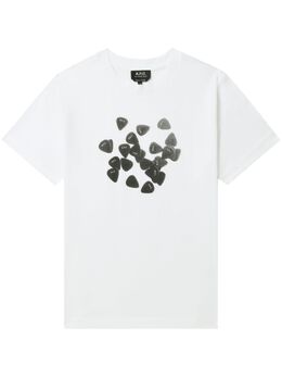 A.P.C.: Футболка с принтом 