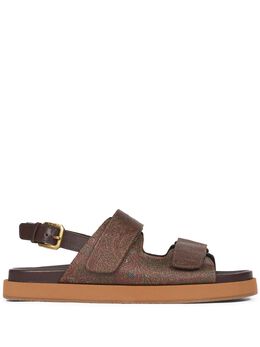 ETRO: Красные сандалии 